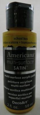 DECOART AMERICANA MULTISURFACE SATIN SCHOOL BUS 59mL #