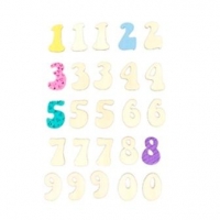 LITTLE WOOD NUMBERS 25 PC ^