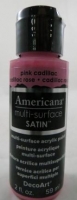 DECOART AMERICANA MULTISURFACE SATIN PINK CADILLAC 59mL # - Click for more info