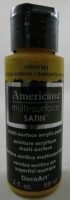 DECOART AMERICANA MULTISURFACE SATIN SCHOOL BUS 59mL # - Click for more info