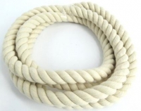 CHUNKY ROPE BLEACHED 2.1M # - Click for more info