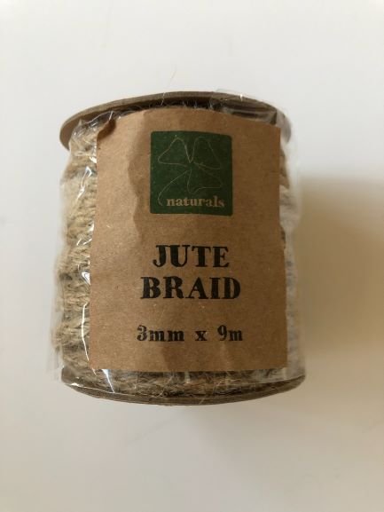 Jute Braid 3.0mm x 
9mtr
 # - Click for more info
