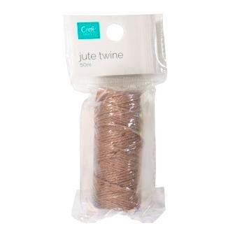 CRAFTSMART JUTE TWINE 50M - Click for more info