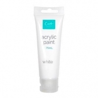 CRAFTSMART ACRYLIC 75ML WHITE - Click for more info