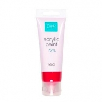 CRAFTSMART ACRYLIC 75ML RED - Click for more info