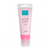 CRAFTSMART ACRYLIC 75ML PINK - Click for more info