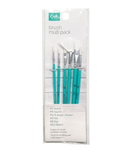 CRAFTSMART BRUSH PACK 6 - MIXED SPECIALTY - Click for more info