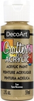 DECOART CRAFTERS ACRYLIC TAN 59mL - Click for more info