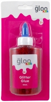 GLOO KIDS GLITTER GLUE RED 80mL # - Click for more info