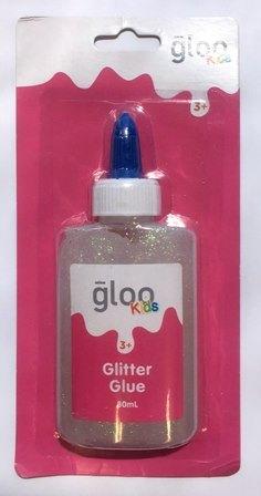 GLOO KIDS GLITTER GLUE WHITE 80mL # - Click for more info