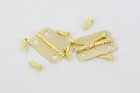 HINGE BRASS #7 GOLD 2 PC # - Click for more info
