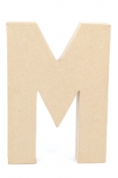 PAPER MACHE LETTER #M 20cm H/S 1 PC # - Click for more info