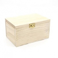 WOODEN BOX W/CATCH MED 150 X 100mm 1 PC # - Click for more info
