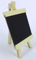WOODEN CHALKBOARD EASEL MINI ONE-SIDED 1 PC # - Click for more info