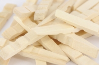 PEG WOOD HALF NATURAL 200 PC - Click for more info