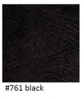 ANETTE ERIKSSON ECO CTN YARN, BLACK 761, 100 GM - Click for more info